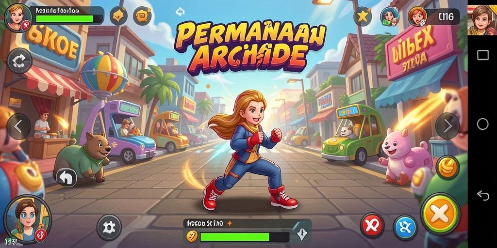 Tangkapan layar 116X menampilkan aksi gameplay yang menyenangkan dan cepat.
