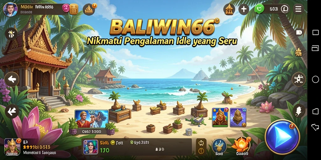 Screenshot gameplay BALIWIN66 yang menampilkan momen seru dalam permainan Idle.