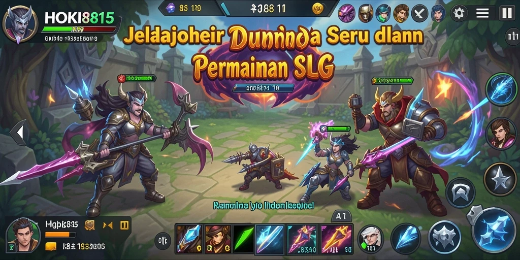 Tangkapan layar HOKI8815 menampilkan aksi pertempuran yang mendebarkan.