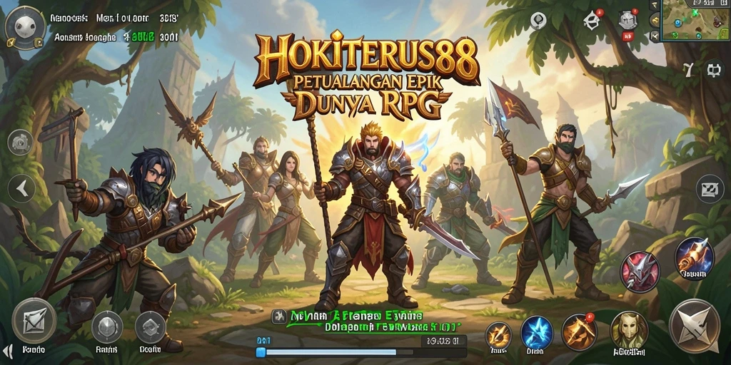 Screenshot menunjukkan aksi petualangan epik HOKITERUS88 yang penuh tantangan.