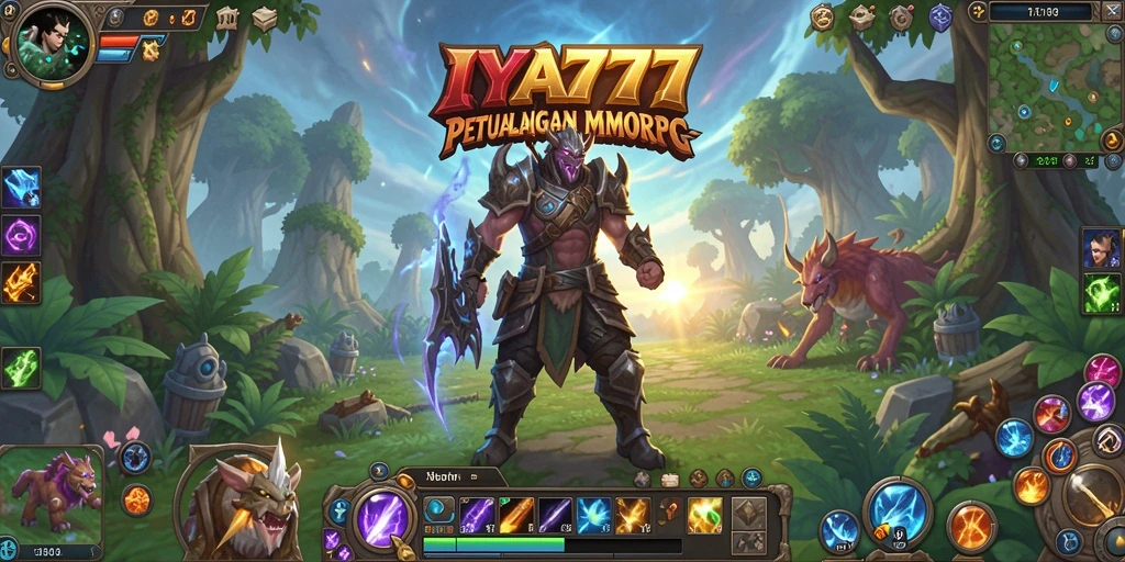 Tampilan gameplay epik dan dunia fantasi <strong>IYA777</strong> yang menakjubkan.