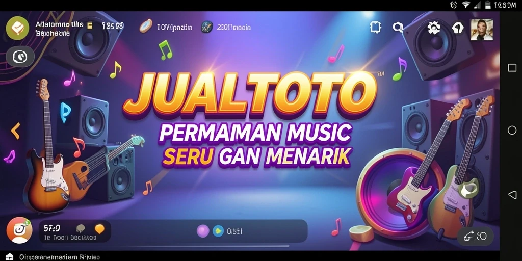 Tampilan gameplay JUALTOTO yang menakjubkan dan interaktif.