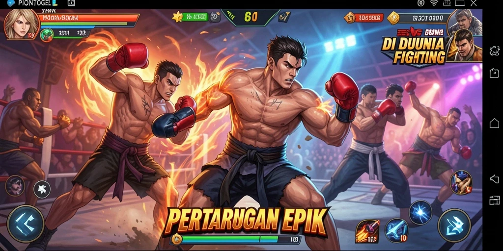 Tampilan menarik dari pertarungan seru di PIONTOGEL.