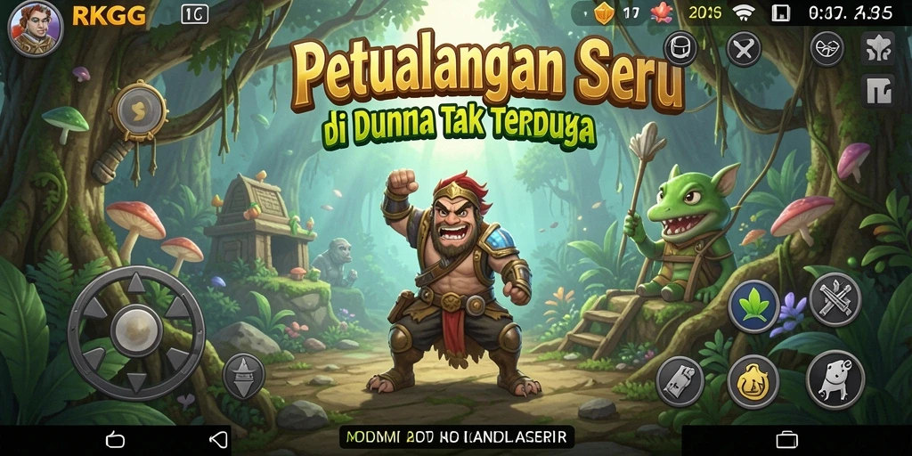 Tampilan gameplay RKGG yang menarik dalam dunia petualangan.