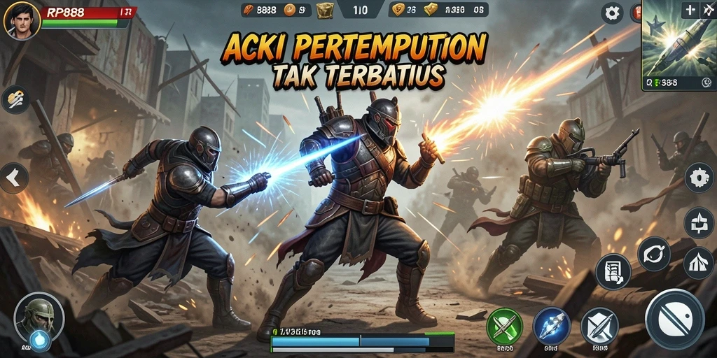 Tampilan gameplay RP888 yang penuh aksi dan menegangkan.